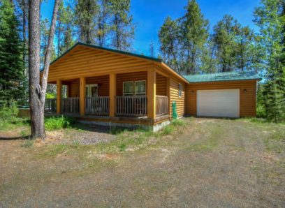 Water Front Log Cabin Home Donnelly Idaho