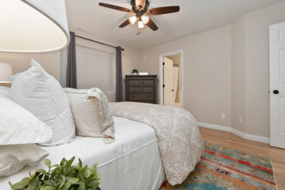 master Bedroom with direct link to bathroom